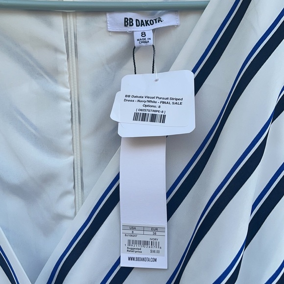 BB Dakota visual pursuit striped dress - Picture 5 of 7